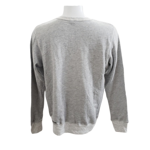 Krave + Kulture Sailor Sweatshirt Longsleeve Pullover Gray Heathered Size Medium - Picture 9 of 12